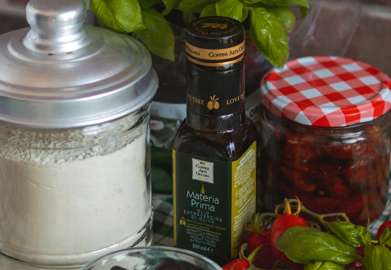 Olive oil and Mediterranean ingredients